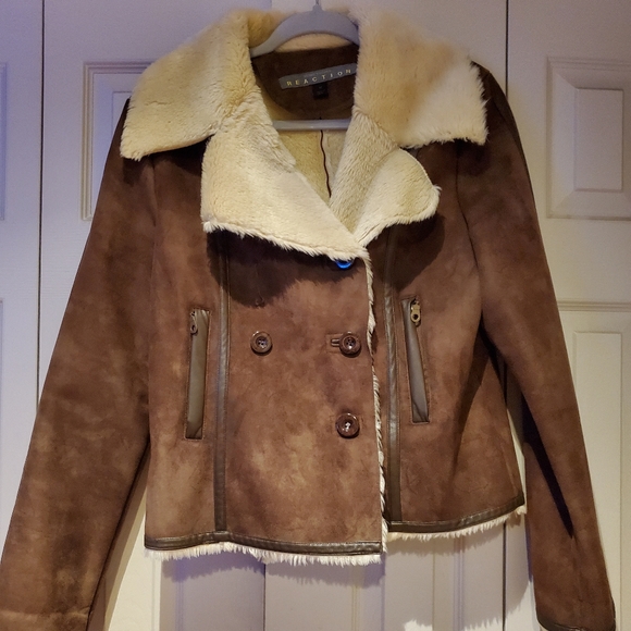 Kenneth Cole suede coat - Picture 1 of 6